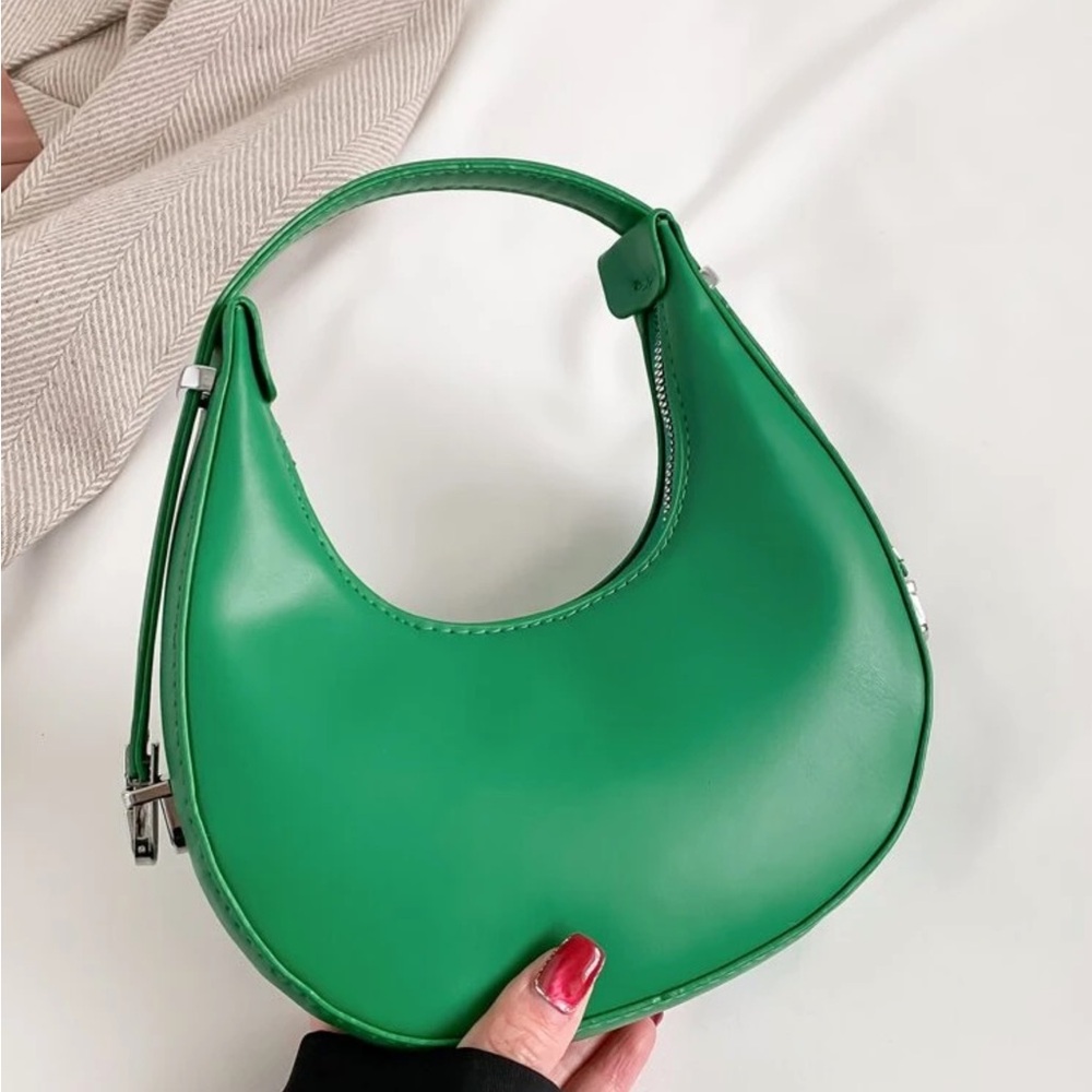 Mini Minimalist Hobo Bag in Green - like new condition